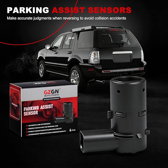 Parking Assist Sensor Compatible with Ford F150 F250 F350 F450 F550 E-150 E-250 Escape Explorer,Lincoln Navigator,Mercury Mariner,1 PCS Reverse Backup Bumper Rear Parking Sensors,OE#3F2Z15K859BA