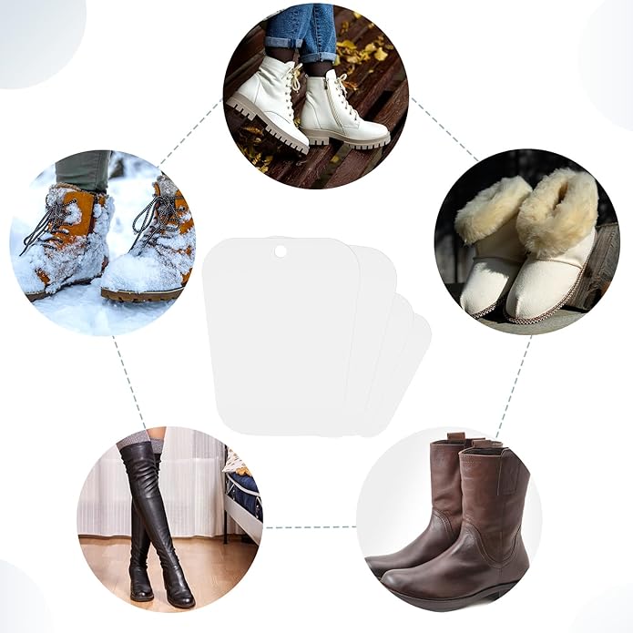 8 Packs Boot Shaper Shape Inserts Tall Boot Support for Women and Men