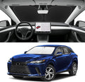 Custom Fit Windshield Sun Shade for Lexus RX 2023-2026, Blocks UV & Heat, Front Window Sunshade Accessories, Easy Fold & Store Keep Your Car Cooler