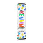 Personalized Name Autism Seat Belt Cover Autism Awareness Medical Alert Autism Seatbelt Cover for Kids Non-Verbal Autistic Special Needs Autism Car Accessories AT16