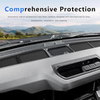 Auovo Dash Cover Tray Compatible with Ford Bronco Accessories 2021 2022 2023 2024 2025 2026 Bronco Silicone Dashboard Mat fit