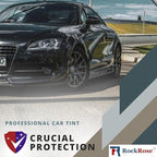 RockRose 5% Car Window Tint 36 in x 100FT 1PLY Carbon Charcoal Privacy Film Heat, UV, and IRR Block Tint for Cars or Home Adhesive Film Easy Shrink, Plotter Friendly Pro Grade