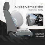 Coverado Car Seat Covers Full Set, Seat Covers for Cars, Front Seat Covers and Back Seat Cover Waterproof Leather Automotive 