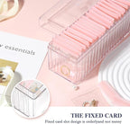 HOMEHIVE Acrylic Jewelry Box Organizer, Clear Jewelry Organizer Holder with 20 Portable Anti Tarnish Jewelry bags, Travel Jew