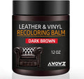 Leather Recoloring Balm - Scratch Repair & Color Restore Kit for Faded Leather, Leather Couch & Car Seats - 12OZ Leather Rest