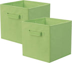 ShellKingdom Storage Bins, Foldable Fabric Storage Cubes And Cloth Storage Organizer Drawer For Closet And Toys Storage, 2 Pa
