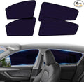 XCBYT Side Window Sunshade for Tesla Model Y 2020–2024 | Rear & Front Static Cling Side Window Covers, Semi-Transparent Privacy & UV Protection | Not for 2025–2026 Model Y Juniper