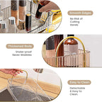 Aveniee Bathroom Counter Organizer Countertop, Makeup Perfume Shelf Storage, 2 Tier Skincare Cosmetic Tray for Dresser Vanity