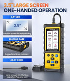 OBD2 Scanner with ABS SRS Transmission, Reset Fault Lights | Check Engine Code Reader with Full OBDII Functions | DLC Pin