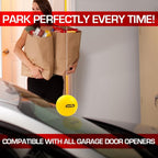 Genie Yellow Perfect Stop Parking Aid – Retractable Ball Compatible with All Garage Door Openers-GPS-R, one size (Pack of 2)