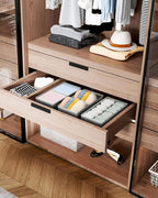 DIMJ Drawer Organizer Clothes Storage - 16 Pack Baby Dresser Organizer for Nursery, Foldable Drawer Dividers for Bedroom Clos