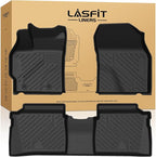 LASFIT Floor Mats for Toyota Prius 2010-2011, All Weather TPE Custom Fit Easy Clean Durable No-Curling Floor Liners for Prius 2010 2011 Car Mats