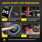 Jump Starter with Air Compressor, 7000A 26800mAh 150PSI Portable Car Battery Jump Starter (All Gas/10.0L Diesel), Jump Box