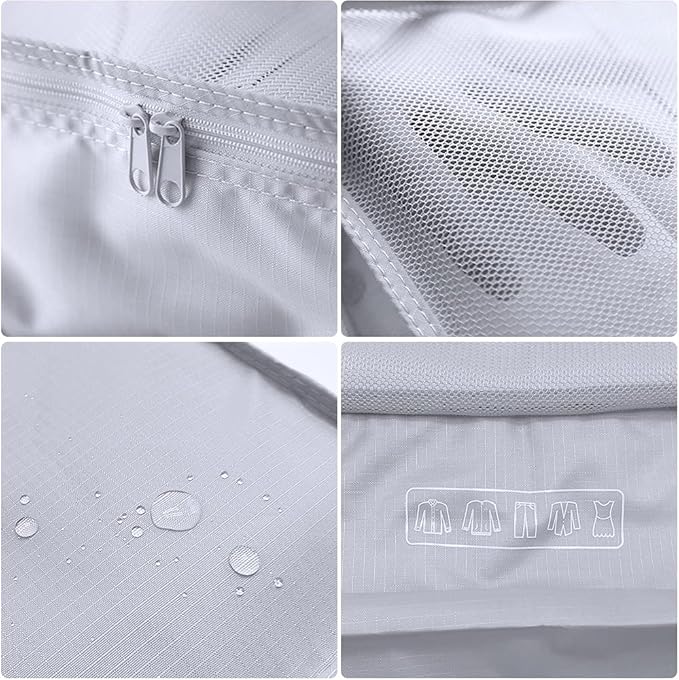 Packing cubes for Travel, CALACH Luggage Organizer Bags 6 Set Packing Cubes for Suitcases Travel Essentials for Carry on Mesh