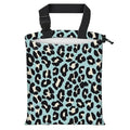 Car Trash Bag Large Hanging Can for Back of Seat, Cute Waterproof Car Garbage Bag for Vehicle, Travelling, Outdoor Cute Blue Black Leopard