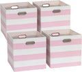 13x13x13 Storage Cube Bins, Foldable Storage Cubes Cubby Baskets Organizer Cloth Bins for Cube Storage Organizing Shelf Close
