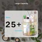360 Rotating Makeup Organizer - Large Capacity Spinning Perfume & Cosmetic Skincare Holder for Vanity & Countertop (Vibrant O