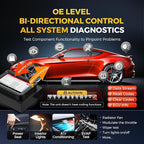 LAUNCH X431 1MM0 Elite Professional Diagnostic Scanner with X-PR0G3, 2026 Bi-Directional Control All System Scan Tool with