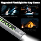 Upgraded 2026 Safe Hammer Glass Breaker Flashlight Car Parking Card, Seatbelt Cutter Window Breaker Emergency Escape Tool Gla