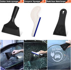 WRAPXPERT Window Tint Kit for Car Tint Tools Windshield Back Window Tinting Tools with Bulldozer Squeegee Scrubber Paddle, Film Cutter, Blade Scraper for Car Wrapping, Vinyl Film Installation