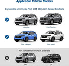 JOYTUTUS Lockable Roof Rack Cross Bars Compatible with Honda Pilot 2023-2025