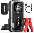 Lucklike Car Battery Jump Starter Portable, Jump Starter Battery Pack for 8.0L Gas/7.0L Diesel Engines,12V Jump Box with Portable Charger Power Bank, 3 Modes Emergency Light and Jumper Cable