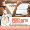 C Classy Car Air Freshener Hanging 2 Pack, Mahogany Coconut Essential Oil Diffuser for Cars, Cute Car Freshener, Long-Lasting
