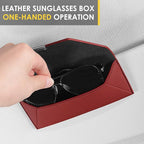 Cybertruck Sunglass Holder Box Clip Compatible with Tesla Cyber Truck Interior Accessories Eyeglass Visor Decor