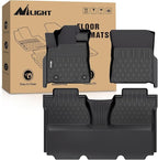 Nilight TPE Floor Mats for Toyota Tundra CrewMax Cab 2014 2015 2016 2017 2018 2019 2020 2021 All Weather Custom Fit Heavy Duty Floor Liners