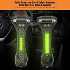 8PCS Car Window Breaker, Glass Breaker, Window Breaker Seatbelt Cutter, 2-in-1 Car Safety Hammer with One Second Emergency Gl