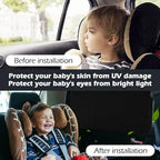 XCBYT Magnetic Car Window Shades 4 Pack - Blackout Side Window Sun Shade for Privacy & Car Camping, 99% UV Blocking Car Window Covers for Side Windows, Heat Protection Travel Shades for SUV Sedan