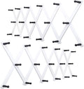 WEBI Accordion Wall Hanger,Expandable Wooden Hat Rack for Wall Mounted Coat Rack,Accordion Hat Hooks Holder for Baseball Caps
