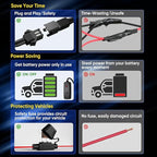 Honalia Pure White Rock Lights for Trucks 16 Pods, 6000K White LED Rock Lights Kits with Switch