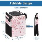 Car Trash Can – Multi-Purpose, Lightweight and Portable with Durable Water-Resistant Coating, No Installation Required, Practical and Ample Capacity, Variety of Colors.Cherry Blossom Pattern