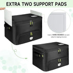 Golf Trunk Organizer, 2 Layers Golf Accessories Bag for Men, Waterproof Car Golf Storage Organizer with Compartment for 2