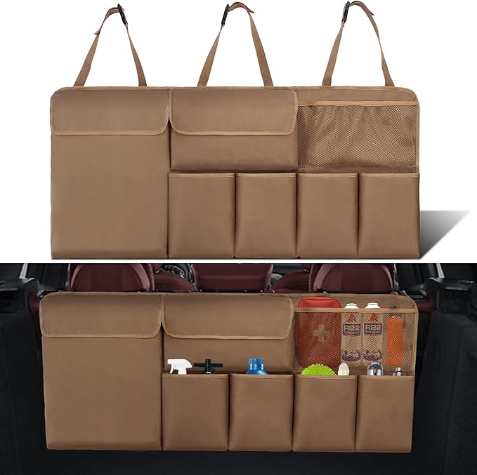 Car Trunk Organizer Backseat Hanging Organizer with Storage Pockets for Subaru Crosstrek, Forester, Outback, Ascent