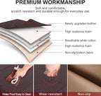 1 Pack Leather Front Car Seat Cover Bottom Car Seat, Anti-Slip and Full Wrap Driver Car Seat Protectors, Luxury Waterproof Bo