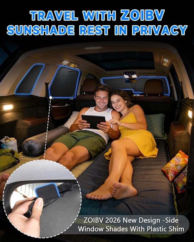 Sun Shades for Toyota Highlander 2022-2026 Windshield Sunshade Accessories Full Window Shades Front Rear Side Window Covers Fixed with Inserts Sun Visor Blocker Privacy Car Keep Car Cool 8 PCS