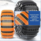 16PCS Snow Chains for Car Tires for BMW M4 2015–2025, Portable Reusable Safety Chains, Helps Improve Traction on Winter and M