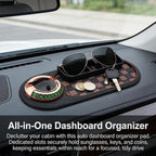 Anti-Slip Mat Solves Every Driver's Biggest Frustration, Auto Dashboard Organizer Pad, Universal Anti-Slip Car Dashboard Mat 