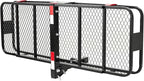 VEVOR 60"x20"x6", Hitch Cargo Carrier, 500 lbs Capacity Hitch Cargo Carrier with Cargo Net & Waterproof Cargo Bag, Folding Hitch Mount Cargo Carrier with Hitch Lock for 2" Receiver, Fit for SUVs