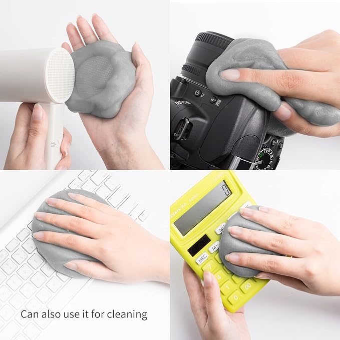 CLICK CLEAN Cleaning Gel for Car, 7oz Car Detailing Tools, Cleaning Putty Gel, Car Interior Cleaner Universal Dust Cleaner fo