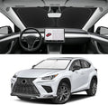 Custom Fit Windshield Sun Shade for Lexus NX 2015-2021, Blocks UV & Heat, Front Window Sunshade Accessorie, Easy Fold & Store Keep Your Car Cooler