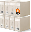 WOWBOX Sheet Organizers and Storage,Closet Bed Sheet Organizer Under Bed Storage and Organization with Label Cards & Clear Wi
