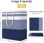 StorageRight Laundry Basket Hamper Large Collapsible Laundry Hamper with Easy Carry Handles，Freestanding Clothes Hampers for 