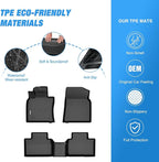 Nilight Floor Mats for Toyota Camry 2025 2026 (Hybrid Only) All Weather Custom Fit Heavy Duty Floor Liners