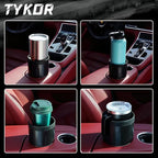 TYKOR Car Cup Holder Expander Adapter with Offset Base, Cup Holder Extender for Car Compatible with Yeti 14/24/36oz, Hydro Fl