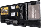 ONETIGRIS MOLLE Visor Cover Pouch with Hook-and-Loop Sealed Pocket (Black)