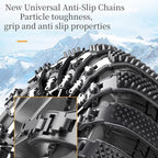 10 Pack Tire Chains, Universal Emergency Tire Chains, Adjustable Plastic Anti-skid Ties,Safety Chains for Most Cars, SUV Truc