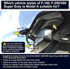 Front 4K & Rear 1080P Dash Cam fit for Ford F150 2018-2026 F250/F350/F450 Super Duty 2020-2026 XLT Lariat King Ranch Raptor L